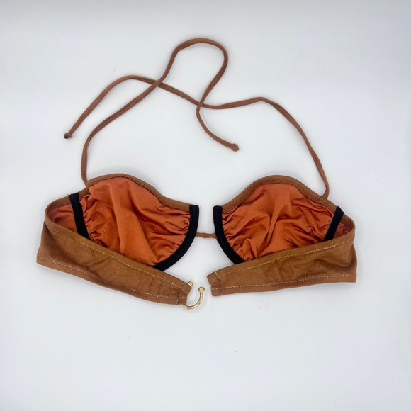 Reina Olga suede effect bikini set M straps bottom - Picture 4 of 10
